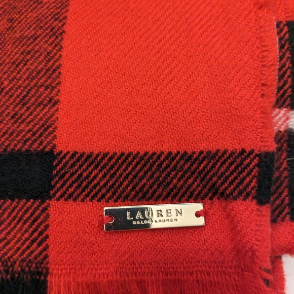Plaid Ralph Lauren Gorgeous scarf NWOT - Picture 3 of 7